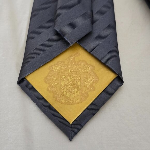 Donald J. Trump Signature Collection - Gray Gray Striped - 3 1/2" x 58 1/2" - Picture 5 of 6